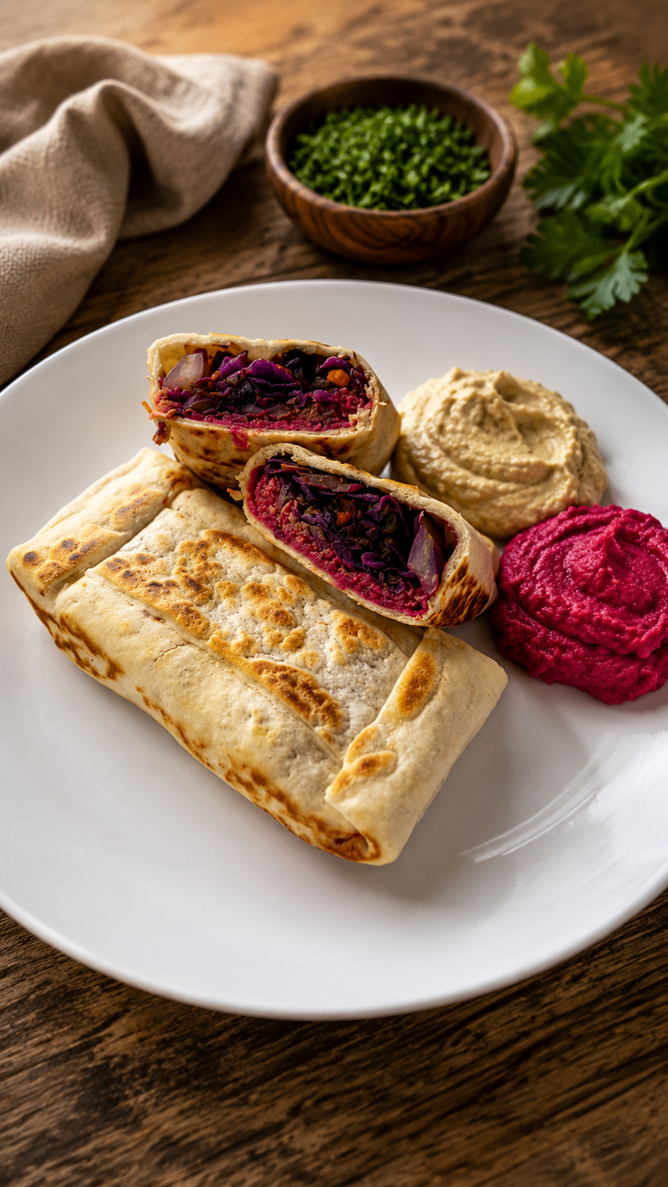 Arrolladitos c/ hummus